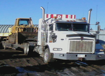 Lowboy trackloader